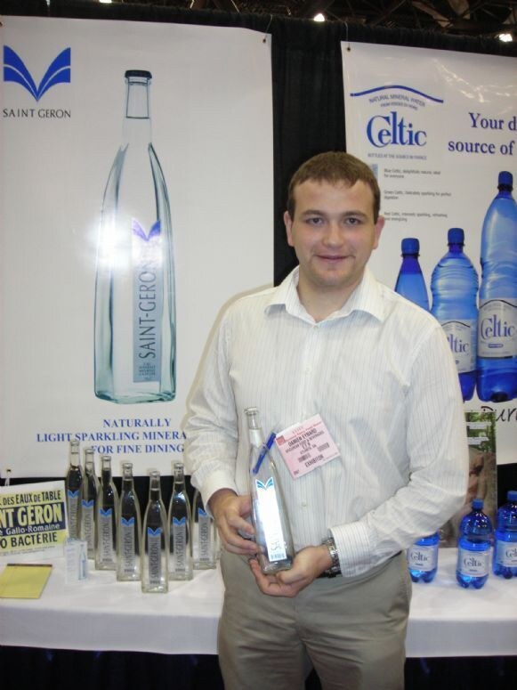 Photo unavailable. Image associated with Damien Eynard of Celtic and Saint Geron at the Summer Fancy Foods 2007 trade show.