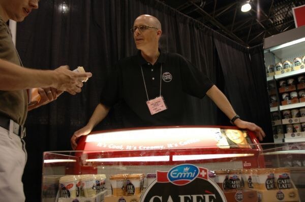 Photo unavailable. Image associated with Daniel Schnyder of Cafe Latte at the Summer Fancy Foods 2007 trade show.