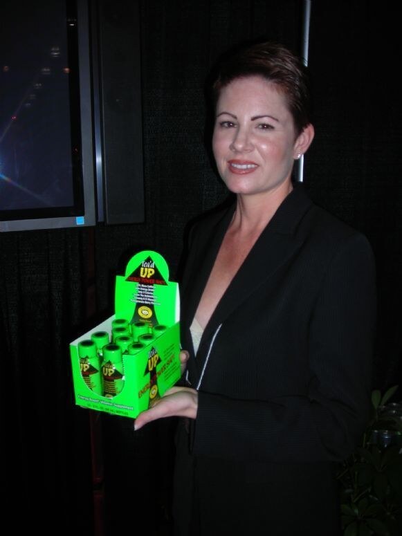 Photo unavailable. Denise Steinbock, listed for this image, with the brand Tea'd up at Summer Fancy Foods 2007.