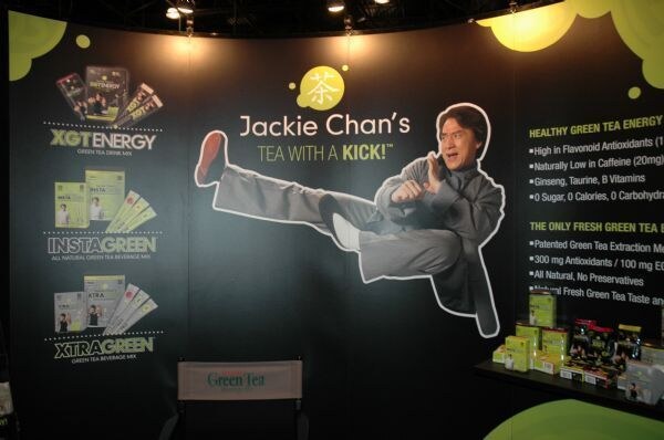 Photo unavailable. Jackie Chan at the Summer Fancy Foods 2007 trade show.