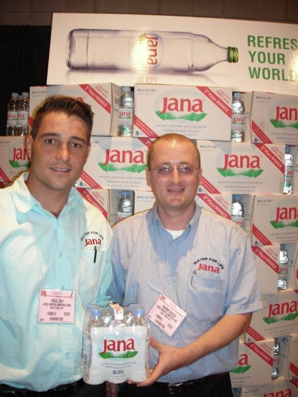 Photo unavailable. Jana, Paul and Saimir at the Summer Fancy Foods 2007 trade show.