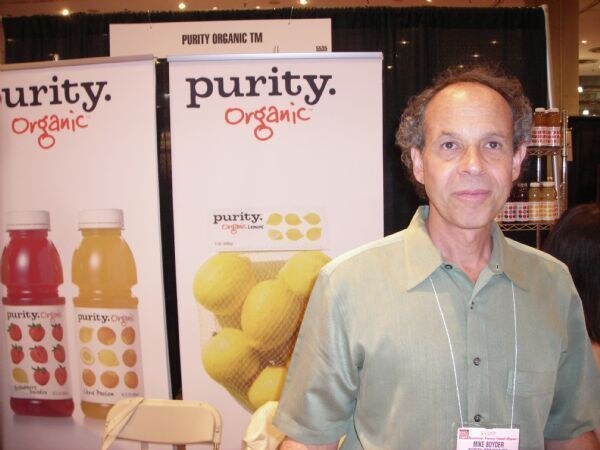 Mike Boyder of Purity Organic at Summer Fancy Foods 2007. The image is unavailable, so no further visual detail can be described.