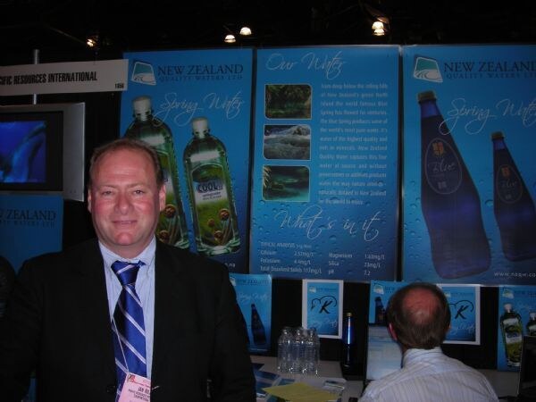 Photo unavailable. Image associated with the New Zealand Waters brand at the Summer Fancy Foods 2007 trade show.