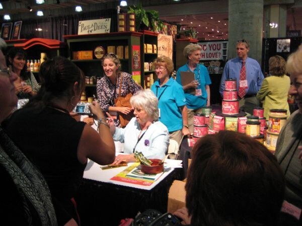 Photo unavailable. Image of Paula Deen at the Summer Fancy Foods 2007 trade show.