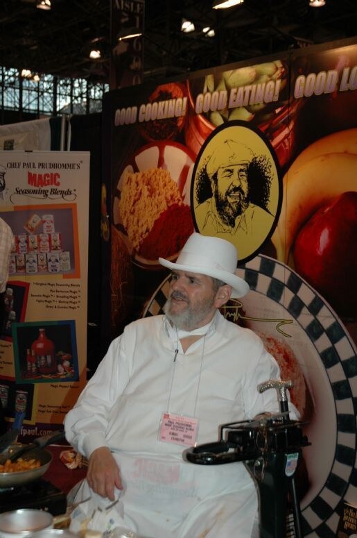 Photo unavailable. Image of Paul Prudomme at the Summer Fancy Foods 2007 trade show.