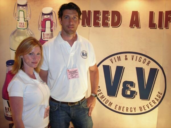 Photo unavailable. Image associated with the V&V Energy brand at the Summer Fancy Foods 2007 trade show.