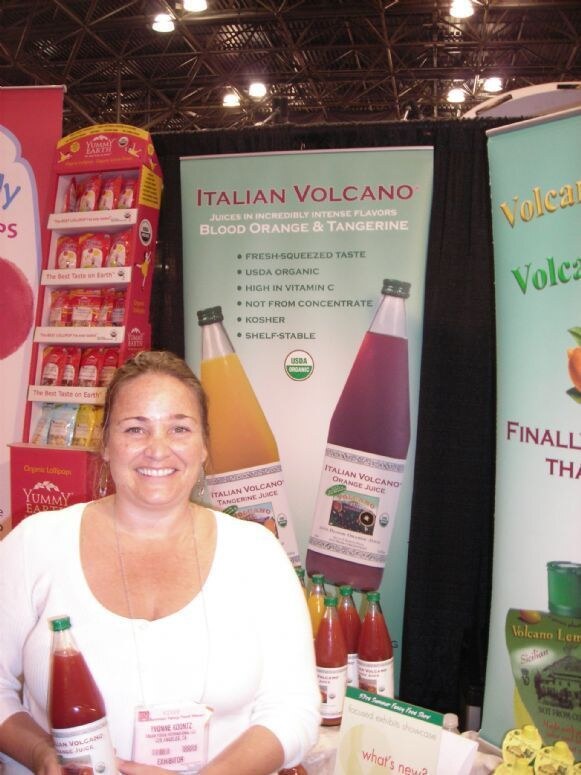 Photo unavailable. Yvonne Koontz of Italian Volcano at the Summer Fancy Foods 2007 trade show.