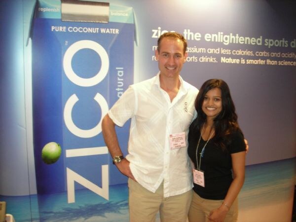Zico display at Summer Fancy Foods 2007.