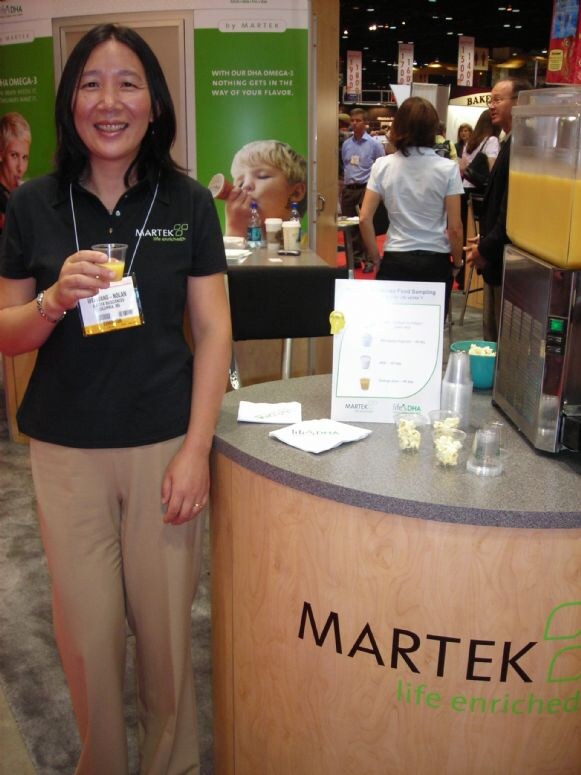 Photo unavailable. Archive image associated with Wei Wang-Nolan of Martek at the IFT 2007 trade show.