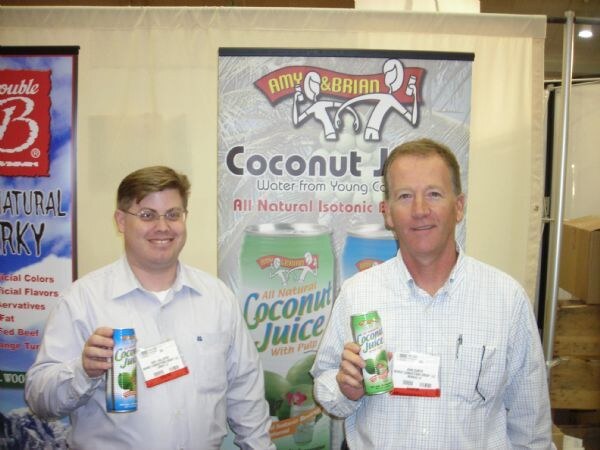 Display for Amy & Brian's Coconut Juice at Expo East 2007.