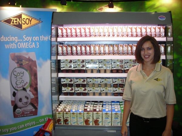 Photo unavailable. Branka of ZenSoy is listed as pictured at the ZenSoy presence at Expo East 2007.