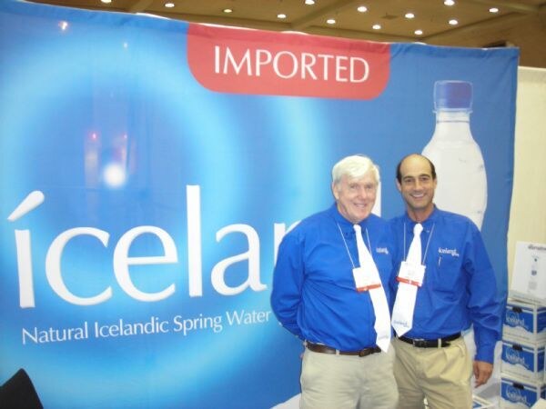Jack Maguire and David Lovitz of Iceland Springs at Expo East 2007. The image is unavailable, so no further visual detail can be described.