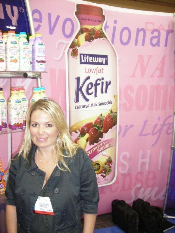 Julie Smolyansky of Lifeway at the Lifeway display at Expo East 2007. The photo is unavailable, so this is based on the listed name, brand and event.