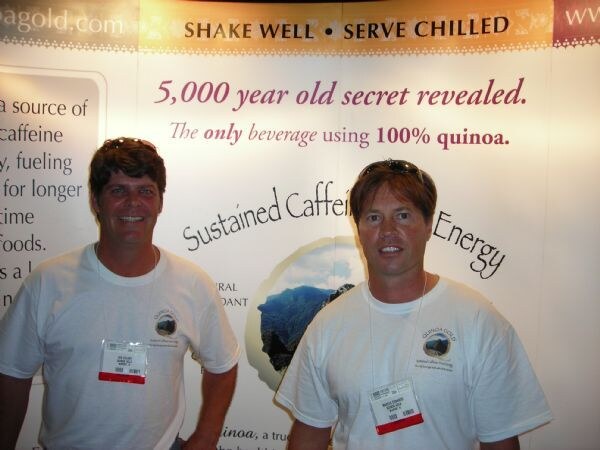 Photo unavailable. Rob Delaney and Marcus Edwards of Quinoa Gold are listed for this image from Expo East 2007.