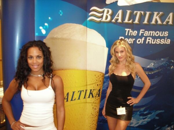 Photo unavailable. The image is archived as showing the Baltika Beer brand at the NBWA 2007 event.