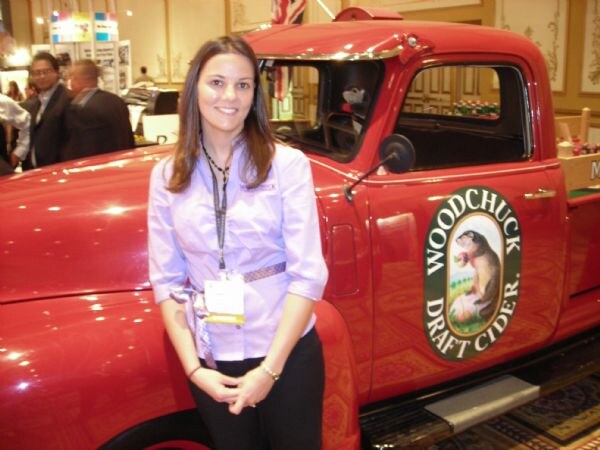 Photo unavailable. Image associated with Bridget Jerger of Woodchuck Cider at the NBWA 2007 trade show.