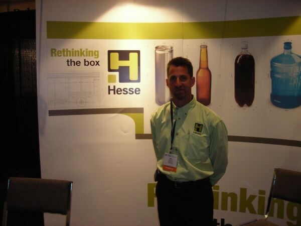 Display for Hesse Truck Bodies at the NBWA 2007 trade show. The photo is unavailable, so the scene is described from the listed brand and event.