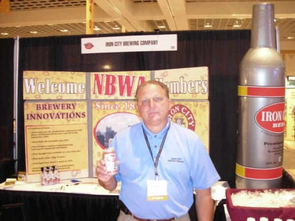 The Iron City Brewing exhibit at NBWA 2007. The photo is unavailable, so this is based on the listed brand and event.