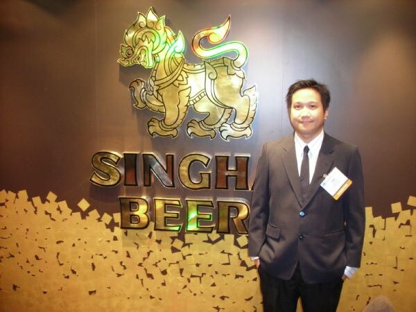Singa Beer at NBWA 2007. The photo is unavailable, so the scene is not described in detail.