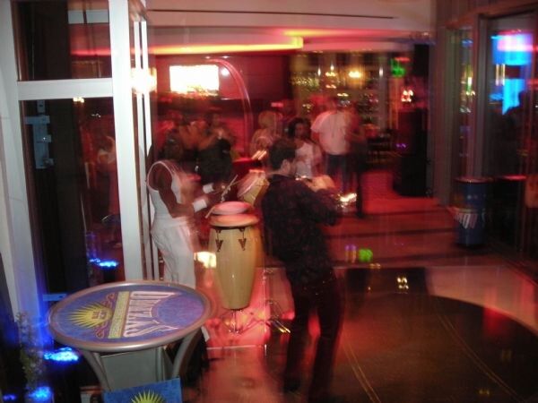 Photo from the Syzmo Energy party at the Hefner Suite at the Palms during NBWA 2007. The image itself is unavailable.