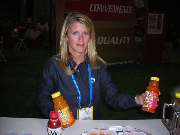 Photo unavailable. Image associated with Cathy of V8 Splash at the NACS 2007 trade show.