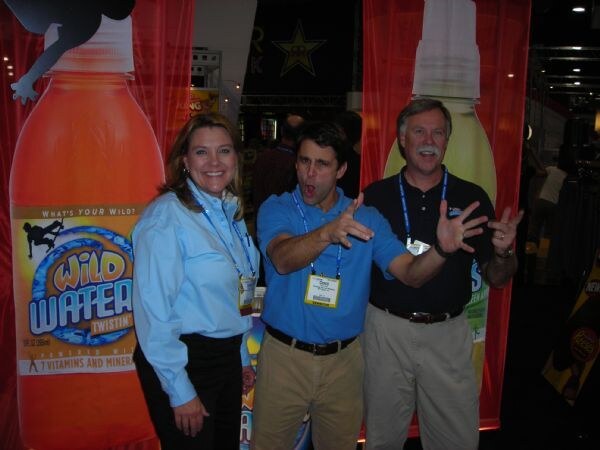 Photo unavailable. Image associated with Donna, Chris and Brian of Wild Waters at the NACS 2007 trade show.