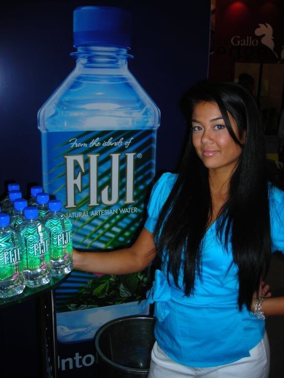 Fiji Water display at the NACS 2007 trade show. The photo is unavailable, so no further visual detail can be described.