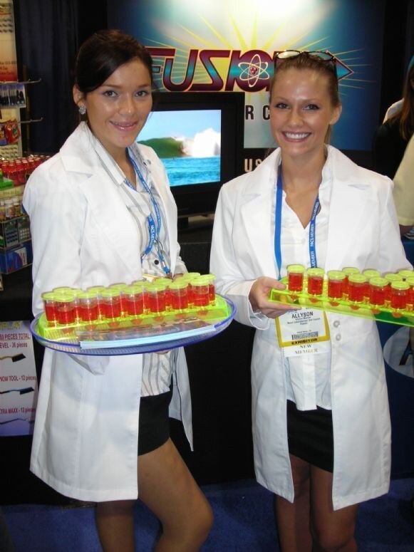 Fusion Energy Shot product at the NACS 2007 trade show. The photo is unavailable, so no further visual detail can be described.