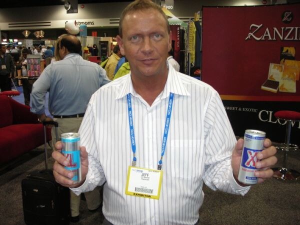 Photo unavailable. Jeff of XL Energy Drink, associated with the XL Energy Drink exhibit at NACS 2007.