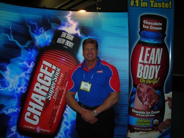Keith Lessmann of Charge! Energy Shot at NACS 2007. The image is unavailable, so no further visual detail can be given.