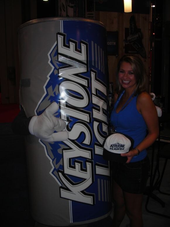 Archived photo from NACS 2007 associated with the Keystone Light brand. The photo is unavailable, so the scene is not described.