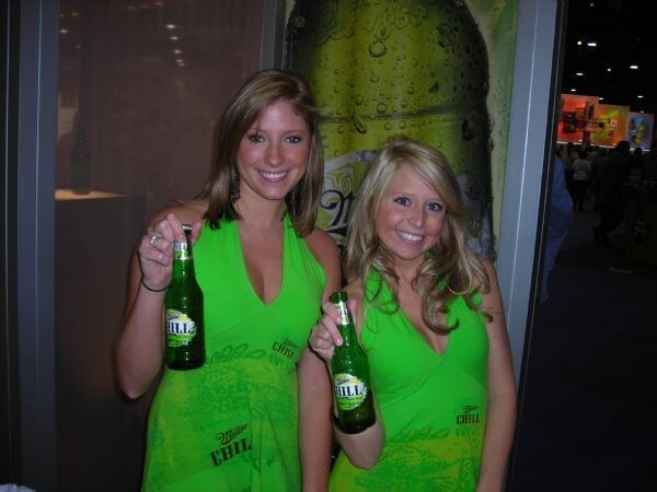 Photo unavailable. The image is archived under the Miller Chill brand at NACS 2007.