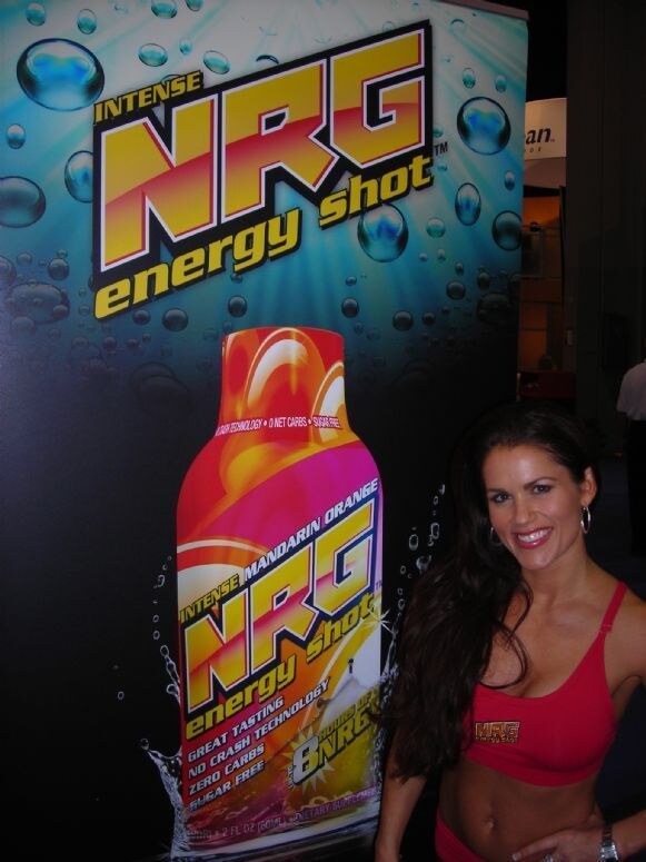 Photo unavailable. The image is listed as showing the NRG Energy Shot exhibit at NACS 2007.