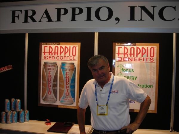Paul of Frappio at the Frappio exhibit at the NACS 2007 trade show. The photo is unavailable, so no further visual detail can be described.