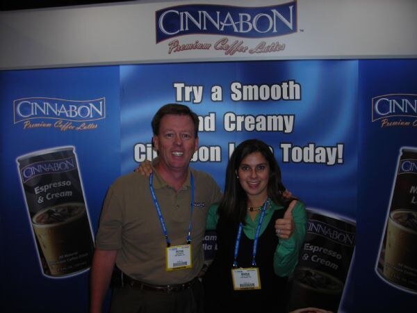 Peter and Maria of Cinnabon at NACS 2007. The image is unavailable, so no further visual detail can be given.