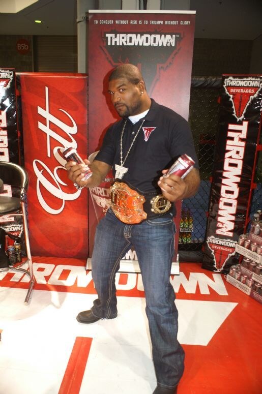 Photo unavailable. Rampage Jackson is associated with the brand Throwdown at NACS 2007.