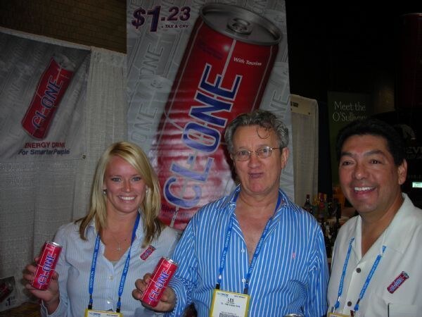 Sally Ludwig, Les Gilmer and Marcus Franco of CL-One Energy at NACS 2007. The image is unavailable, so no further visual detail can be given.