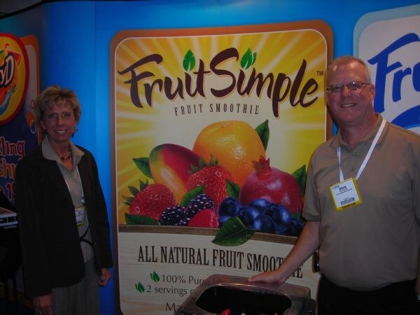 Photo unavailable. Sue and Brian are associated with Sunny D Fruit Simple at NACS 2007.