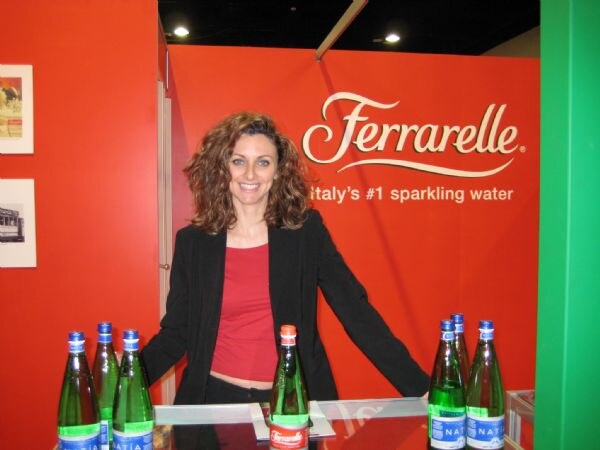 Ferrarelle display at the Winter Fancy Food Show 2008.