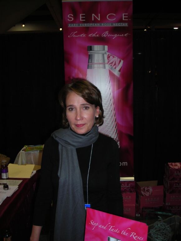 Katherine de Tristan Tait of Sence at the Winter Fancy Food Show 2008. The image is unavailable, so no further visual detail is described.