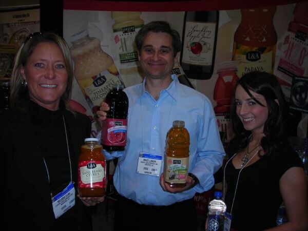 Langers exhibit at the Winter Fancy Food Show 2008. The photo is unavailable, so this description comes from the listed brand and event.