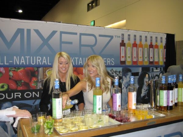Mixerz exhibit at the Winter Fancy Food Show 2008. The photo is unavailable, so this description comes from the listed brand and event.