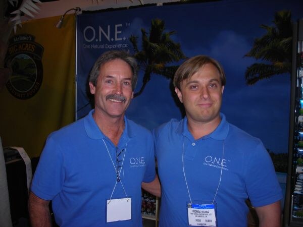 Photo from the Winter Fancy Food Show 2008 related to the O.N.E. brand. The image is unavailable, so no further visual detail is described.