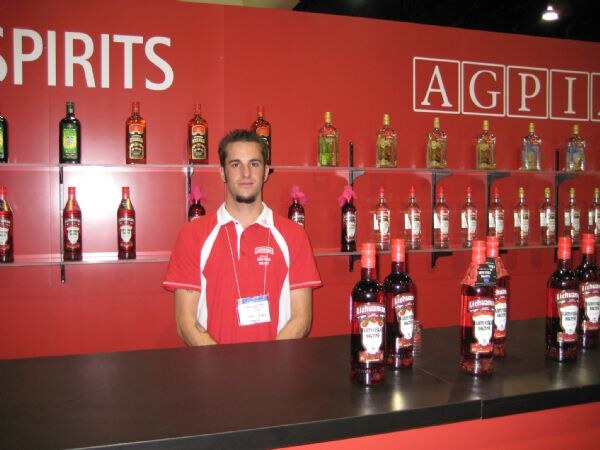 Stumbras Lithuanian Spirits display at the Winter Fancy Food Show 2008. The photo is unavailable, so this is based on the listed brand and event.
