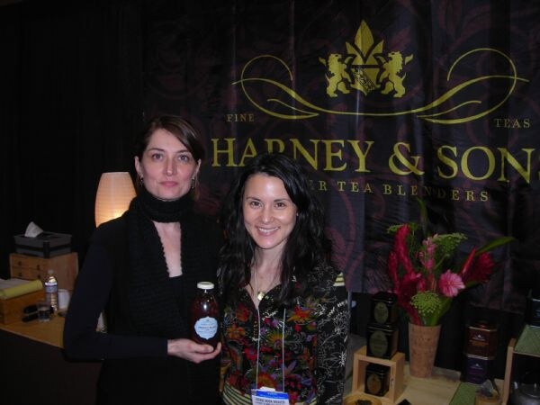 Photo unavailable. Yvette and Jackie of Harney & Sons at the Harney & Sons exhibit at Winter Fancy Food Show 2008.