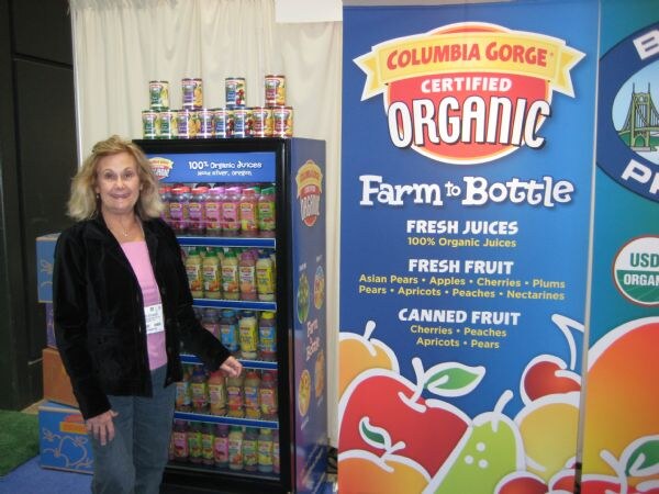 Cheryl Stewart of Columbia Gorge at the Columbia Gorge exhibit at ATO-FF 2008.