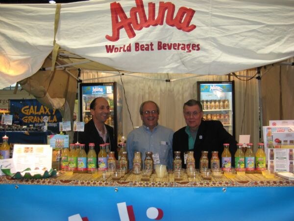 Photo unavailable. Greg Steltenpohl, Robin and David of Adina at the Adina exhibit at ATO-FF 2008.