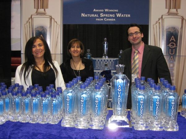 Photo unavailable. Joan Gumowitz, Rosalie Somamita and Matt Hughes of Aquadecco at the Aquadecco exhibit at ATO-FF 2008.