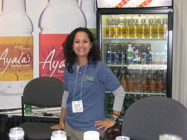 Photo unavailable. Nicole Erdosy of Ayala at the Ayala exhibit at ATO-FF 2008.
