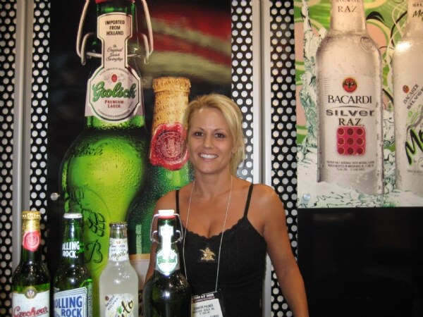 Jennifer Palmer of Anheuser-Busch at FMI 2008. The photo is unavailable, so no further visual details are described.